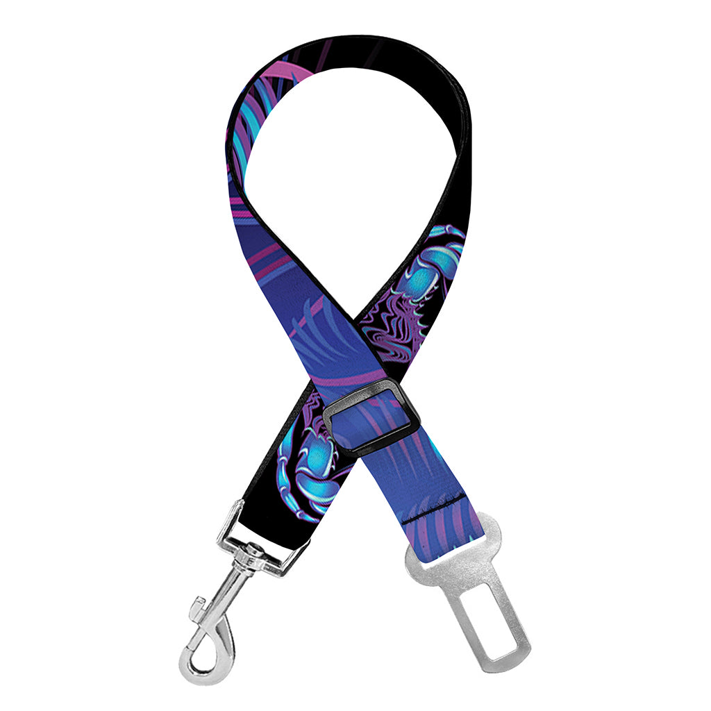 Taurus And Astrological Signs Print Dog Seat Belt