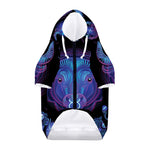 Taurus And Astrological Signs Print Dog Zip Up Hoodie