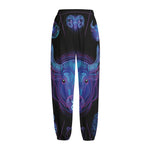 Taurus And Astrological Signs Print Fleece Lined Knit Pants