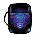 Taurus And Astrological Signs Print Front Pocket Bible Bag
