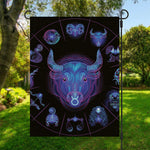 Taurus And Astrological Signs Print Garden Flag