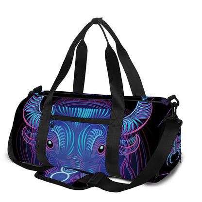 Taurus And Astrological Signs Print Gym Bag