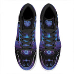 Taurus And Astrological Signs Print High Top Leather Sneakers