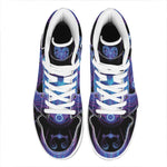 Taurus And Astrological Signs Print High Top Leather Sneakers