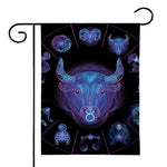 Taurus And Astrological Signs Print House Flag