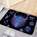 Taurus And Astrological Signs Print Indoor Door Mat