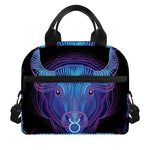 Taurus And Astrological Signs Print Insulated Lunch Bag