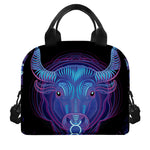 Taurus And Astrological Signs Print Insulated Lunch Bag