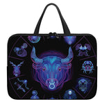 Taurus And Astrological Signs Print Laptop Sleeve With Handle