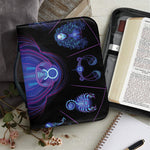 Taurus And Astrological Signs Print Leather Bible Cover