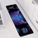 Taurus And Astrological Signs Print Long Kitchen Mat