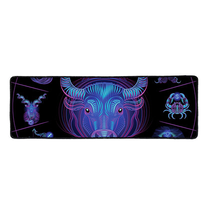 Taurus And Astrological Signs Print Long Kitchen Mat