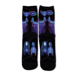 Taurus And Astrological Signs Print Long Socks