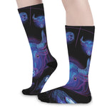 Taurus And Astrological Signs Print Long Socks