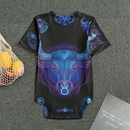 Taurus And Astrological Signs Print Men's Bodysuit