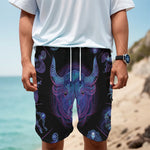 Taurus And Astrological Signs Print Men's Cargo Shorts