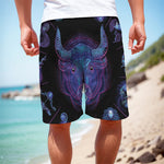 Taurus And Astrological Signs Print Men's Cargo Shorts