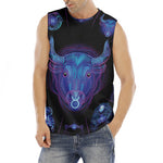 Taurus And Astrological Signs Print Men's Fitness Tank Top