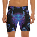 Taurus And Astrological Signs Print Men's Long Boxer Briefs
