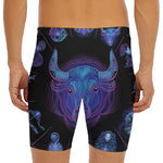 Taurus And Astrological Signs Print Men's Long Boxer Briefs