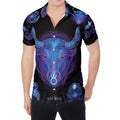 Taurus And Astrological Signs Print Men's Shirt