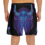 Taurus And Astrological Signs Print Men's Split Running Shorts