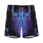 Taurus And Astrological Signs Print Men's Sports Shorts