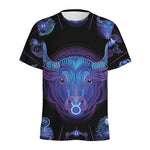 Taurus And Astrological Signs Print Men's Sports T-Shirt