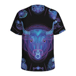 Taurus And Astrological Signs Print Men's Sports T-Shirt