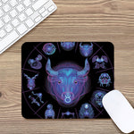 Taurus And Astrological Signs Print Mouse Pad