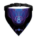 Taurus And Astrological Signs Print Over The Collar Dog Bandana