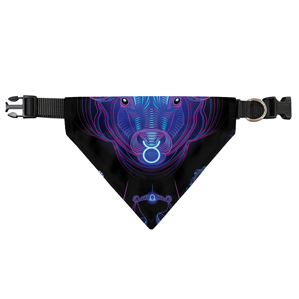 Taurus And Astrological Signs Print Over The Collar Dog Bandana