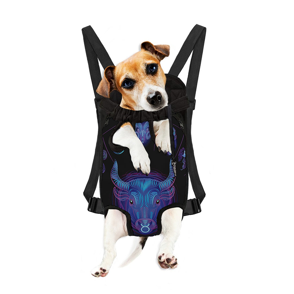 Taurus And Astrological Signs Print Pet Carrier Backpack