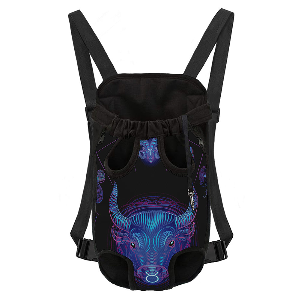 Taurus And Astrological Signs Print Pet Carrier Backpack