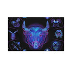 Taurus And Astrological Signs Print Polyester Flag