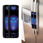 Taurus And Astrological Signs Print Refrigerator Handle Covers