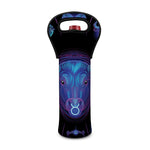 Taurus And Astrological Signs Print Single Neoprene Wine Tote