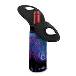 Taurus And Astrological Signs Print Single Neoprene Wine Tote