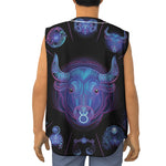 Taurus And Astrological Signs Print Sleeveless Baseball Jersey