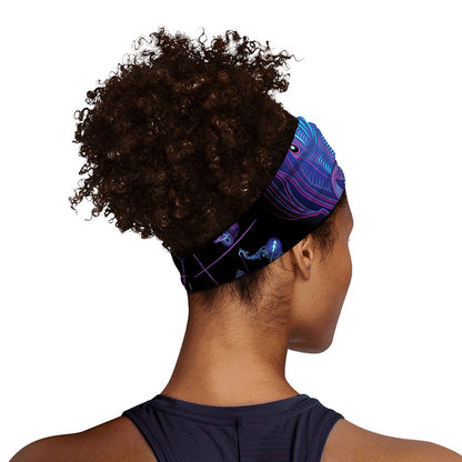Taurus And Astrological Signs Print Sports Headband