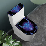 Taurus And Astrological Signs Print Toilet Lid And Tank Cover Set