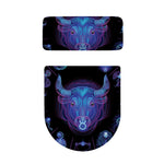 Taurus And Astrological Signs Print Toilet Lid And Tank Cover Set