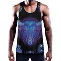 Taurus And Astrological Signs Print Men's Workout Tank Top