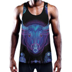 Taurus And Astrological Signs Print Training Tank Top