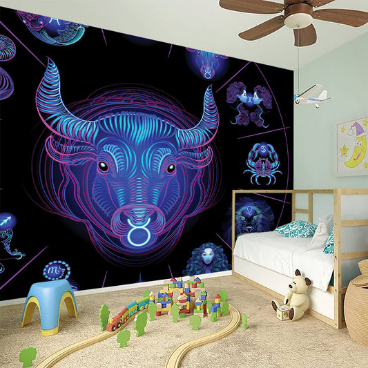 Taurus And Astrological Signs Print Wall Sticker