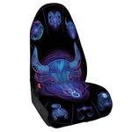 Taurus And Astrological Signs Print Waterproof Car Seat Cover