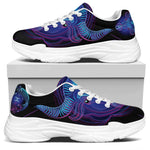 Taurus And Astrological Signs Print White Chunky Shoes