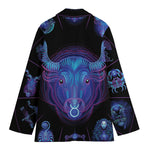 Taurus And Astrological Signs Print Women's Blazer
