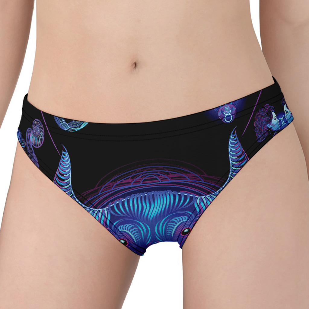 Taurus And Astrological Signs Print Women's Panties