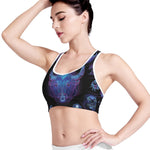 Taurus And Astrological Signs Print Women's Sports Bra